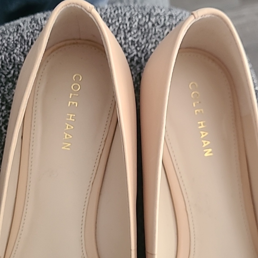EUC Cole Haan Elsie bow flats Sz 6B Nude - Picture 3 of 8